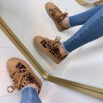 *SALE* SPARKLY SNEAKER 8970 LEOPARD *WEBONLY*