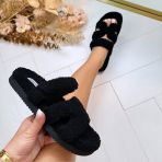 STEVE MADDEN MISSILE-F TEDDY SLIPPER 3175 BLACK