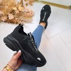 STEVE MADDEN SNEAKER VAULT 1 BLACK/BLACK