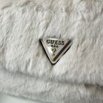 GUESS SAMIA FAKE FUR FLAP BAG WB935520 STONE
