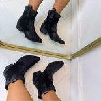 STUDDIE COWBOY BOOTIE DES8001 BLACK