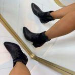 STUDDIE COWBOY BOOTIE DES8001 BLACK