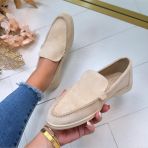 SUEDINE CASUAL INSTAPPER TC-18 BEIGE *WEB ONLY*