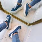 *SALE* DENIM SNEAKER LT230-5 L.BLUE *WEB ONLY*