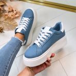 *SALE* DENIM SNEAKER LT230-5 L.BLUE *WEB ONLY*