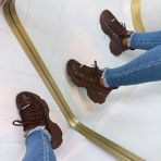 STEVE MADDEN MAXILLA-G SNEAKER 3431 BRN GLITR