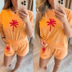 PINNED BY K BADSTOF PALMTREE SET PEACH